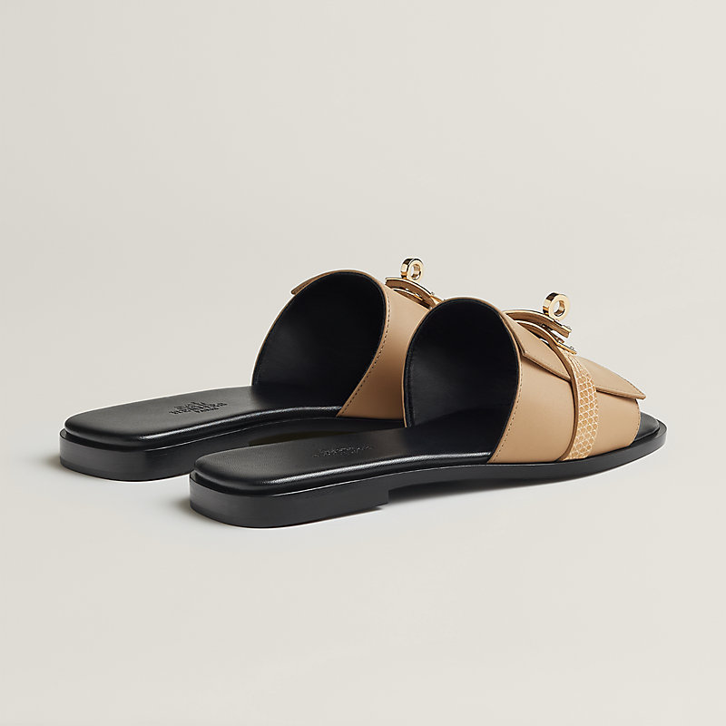サンダル 《ジュリア》 - ベージュ | Hermès - エルメス-公式サイト